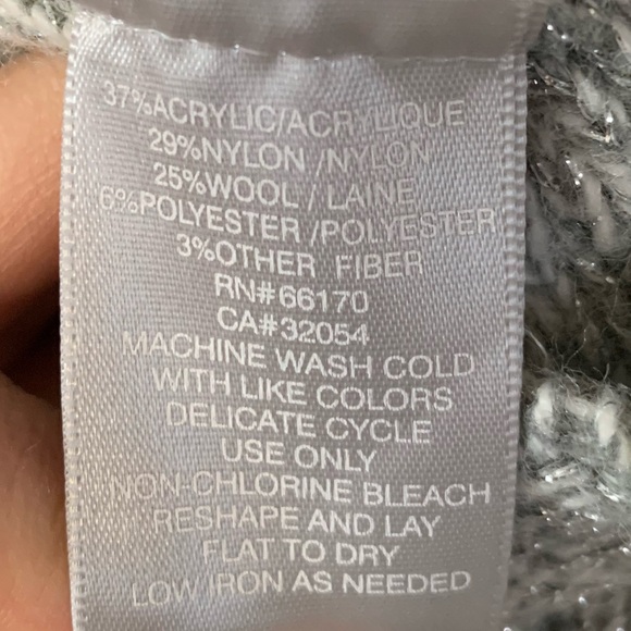 Sparkle & Fade Short Sleeve Glitter Sweater Sz L - Picture 6 of 6